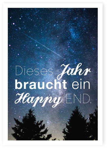 Postkarte Happy End