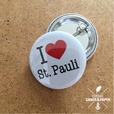 Button I love St. Pauli