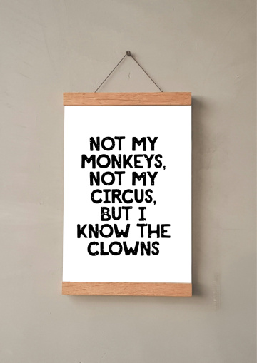 Poster Not my Circus