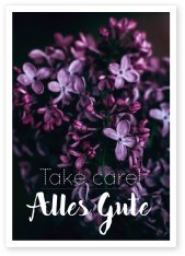 Postkarte Alles Gute – Take care!