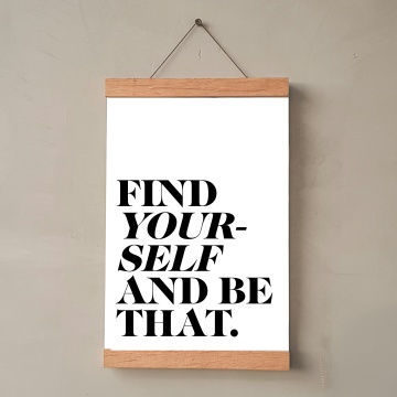 Poster >Find yourself...