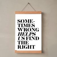 Poster >Sometimes wrong...