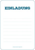 Einladungskarte Erster Geburtstag