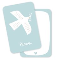 Mini-Postkarte Zwei Vögel