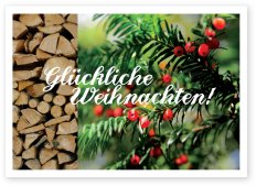 Postkarte Glückliche Weihnachten